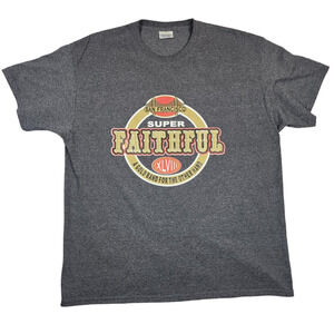 Port & Company San Francisco 49er Faithful Gray Crewneck‎ Short Sleeve Shirt XL